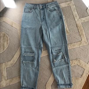 Topshop “Mom” Jeans
